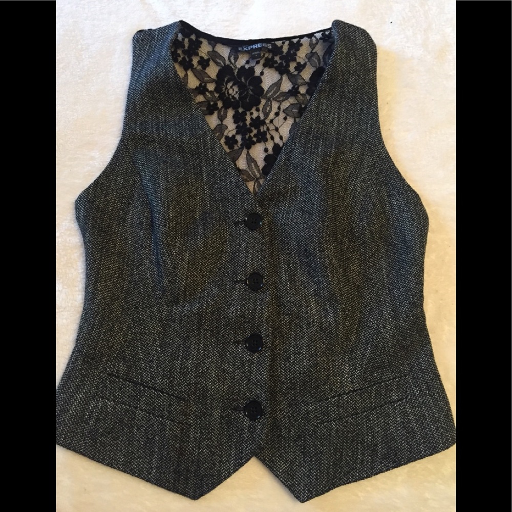 Express Lace Back Vest size 8